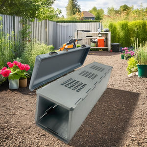 Katı demir sıçan ve fare kafes insancıl katlanabilir canlı yakalamak fare tuzağı kare haşere kontrol aksesuar abd levha boyutu - Product Image 5