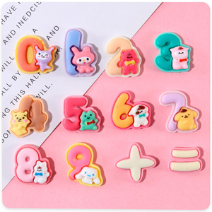 Cartoon Number Resin Mold Custom Shape Animal Pattern Handmade Diy <b>Craft</b> For Back To School Decorations - Product Image 1