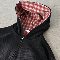 Veste à capuche en cuir réversible coupe-vent personnalisable – Fabricants, marque privée, vente en gros
