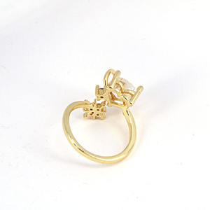 G3093 Vente en gros de diamants colorés Rhinestone Star Hearts Bagues à ouverture réglable pour femmes Bagues de bijoux de mode - Product Image 6