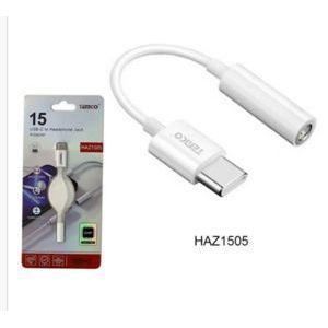 Adaptateur de type C vers Jack HAZ1505, convertisseur audio pour smartphone et tablette - Product Image 3