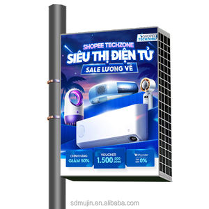 Boîte à lumière solaire avec cadre en aluminium, design décoratif mural pour bureau <span class=keywords><strong>immobilier</strong></span> et devanture de magasin - Product Image 6