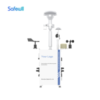 Safewill Supply OME Sistema de monitoreo de polvo de rayos beta PM10 Micro Sistema de monitoreo de calidad del aire ambiente para el control de la contaminación urbana