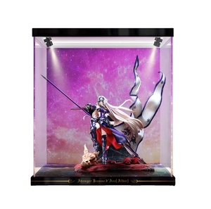 AC <b>Acrylic</b> <b>Display</b> Case Clear Tall Vertical Custom Size Engraved Logo Modern Style Toy Storage <b>Box</b> Countertop Installation - Product Image 1