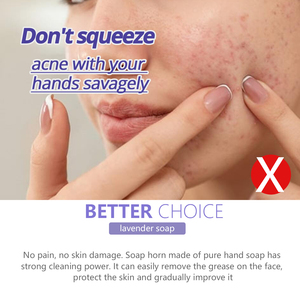 SAUVASINE Lavender Solid Hand Soap Gentle Effective Degreasing Mild Ingredients for Hand Cleansing Moisturizing Handmade All - Product Image 4