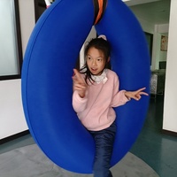 Juguetes Educativos Tempranos, Juguetes de Equilibrio Vestibular, Entrenamiento Sensorial en Interiores, Columpio Inflable con Forma de Neumático, Columpio Sensorial para Venta al por Mayor