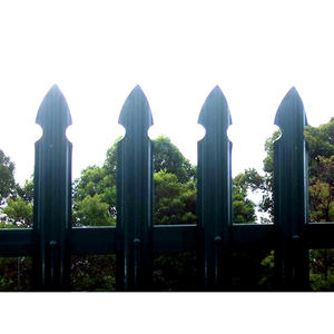 محيط سياج الأمن سور من الأوتاد الخشبية الجملة الثقيلة معدن قوي <span class=keywords><strong>Pvc</strong></span> المغلفة المبارزة ، تعريشة و بوابات الصلب اليومي - Product Image 4