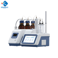 Medidor de Humedad Karl Fischer Volumétrico, Medidor de Contenido de Humedad Karl Fischer con Pantalla Táctil, Instrumento de Prueba de Contenido de Agua
