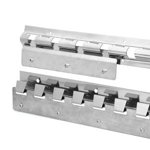 Cintre coulissant industriel léger et portable, écologique, avec crochets et pinces <span class=keywords><strong>pour</strong></span> rideaux de porte/fenêtre en <span class=keywords><strong>PVC</strong></span> - Product Image 3