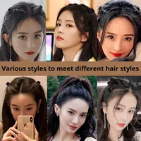 Pince à cheveux pour enfants 2024 nouveau Style haute queue de cheval fixateur épingle à cheveux citrouille pince 5cm en plastique petit accessoire de cheveux