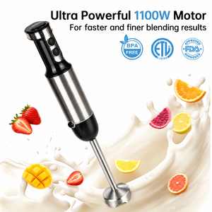 Mixeur Plongeant Électrique Multifonction 5-en-1 à Vitesse Variable avec Moteur en Cuivre Pur – Outil de Cuisine Polyvalent pour Aliments pour Bébés, Jus et Viandes - Product Image 3