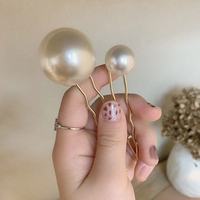 Q & Y luxe coréen mariage épingle à cheveux grande petite taille perle épingle à cheveux accessoires de mariage en forme de U pince épingle à cheveux élégant mariée chapeaux