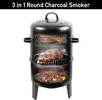 Barbecue commercial moderne en fer, four à fumoir pour viande et poisson, cuisine extérieure portable M03006