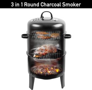 Moderna <span class=keywords><strong>Parrilla</strong></span> Ahumadora Comercial de Hierro para Carne y Pescado, Horno BBQ Portátil para Cocina Exterior M03006 - Product Image 3