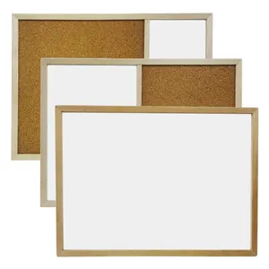 Supplier Custom Wooden Frame Decorative Pin Message Bulletin Cork Notice Board