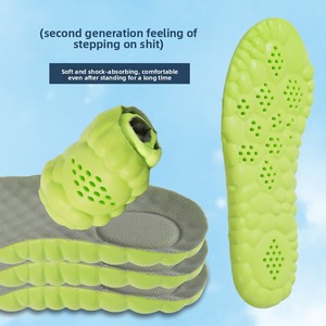 4D Cloud Soft Sports Insoles Breathable Honeycomb Shock Absorbing Inserts for Running Basketball Men Women - Product Image 4
