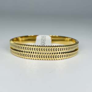 Bracelet tendance en acier inoxydable 316L plaqué or PVD, bijoux durables et résistants pour femmes - Product Image 1