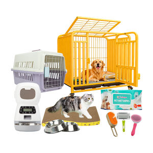Haisenpet Distributeurs de nourriture pour animaux Litière pour chat Grattoir à litière Planche à gratter Cage pour animaux Brosse à vapeur Cage de voyage pour chien Lingettes humides Fournitures - Product Image 1