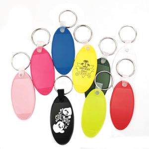 Personalized Oval <b>Keychain</b>, <b>Customized</b> Text or Logo Key Tag, Retro Motel <b>Keychain</b>, Bulk Keys, Wedding Favors Party Gift - Product Image 2