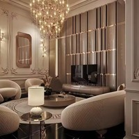 Hochwertiges Premium-Samt-Designer-Sofa-Set für Luxus-Wohnzimmer, Eckige Sektionalmöbel für Villen-Anwendungen