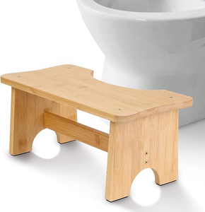 Wholesale Eco-Friendly Folding Large Anti Single <b>Bathroom</b> <b>Stool</b> Sturdy Wooden Toilet <b>Stool</b> Squatting Adults Storage - Product Image 1