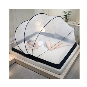 มุ้งกันยุงแบบพับได้สำหรับหอพักสีฟ้า - Product Image 1