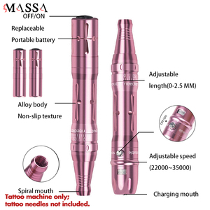 Kit de Microblading MASSA à Double Batterie, <span class=keywords><strong>Machine</strong></span> de Maquillage Permanent Électrique Semi-Sans Fil (PMU) pour Micropigmentation et <span class=keywords><strong>Tatouage</strong></span> - Product Image 4