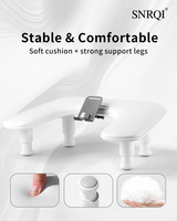 Repose-main incliné SNRQI pour manucure, coussin confortable à angle réglable, repose-bras professionnel pour salon de beauté