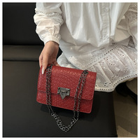 Sac à main de luxe pliable de marque Loui Famous REP avec crochet, breloques en pierres précieuses, chaîne pour femme, grand sac de bureau