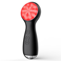 Cepillo de Limpieza Facial Eléctrico Ultrasónico de Silicona Líquida, Impermeable, con 7 Colores de Luz, Compresa Caliente, 3 Velocidades, Limpieza Profunda