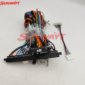 Coin Operated <b>Game</b> <b>Machine</b> 36/10Pin 8 Liner Custom Assembly Wire Harness Set with Push button for Trinidad and Tobago Market - Product Image 4