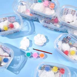 Mainan menggambar buatan tangan figur plester DIY anak-anak hadiah kecil untuk penghargaan pemula sekolah kelas taman kanak-kanak. - Product Image 4