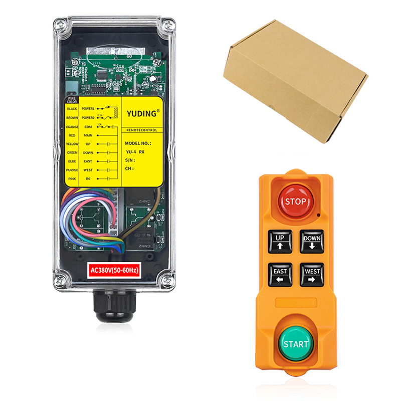 A transmitter and a receiver 12V orange