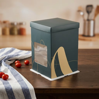 Boîte à gâteau en carton blanc de qualité supérieure de 12 pouces (35*35*37 cm) - Vente directe d'usine en stock