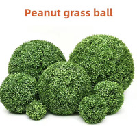 Boule de topiaire artificielle NINI en faux buis, boules décoratives en herbe pour la décoration de jardin, balcon, mariage et maison