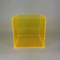 Personnalisé Acrylique Blanc/Noir/Coloré Buffet Acrylique Cube Affichage Alimentaire Riser Racks