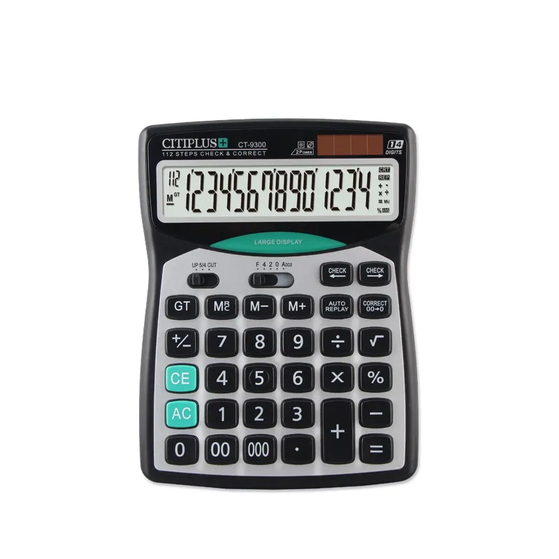 C4 14 digit calculator check and correct big size calculator