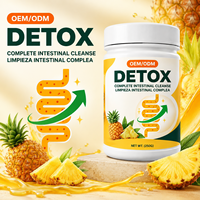 Private Label Ananas Detox Poeder OEM ODM Instant Reinigingsdrank Mix Gewichtsbeheersingssupplement Fruitpoeder