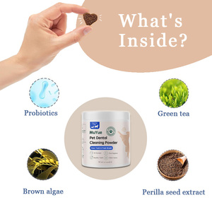 Apoya la Salud de las Encías, Refresca el Mal Aliento, Limpia sin Necesidad de Cepillado, Polvo Dental para Perros y Gatos, Seguro, de Rápida Absorción, Enriquecido con Vitaminas - Product Image 5