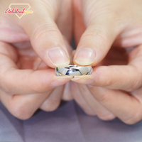 Anillos Lisos Personalizados Goldleaf de Oro Real de 9K/10K/14K/18K para Hombre y Mujer