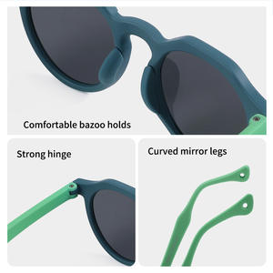 Kacamata Anak Unisex Polarisasi Pelindung Mata UV400 TR90+TPEE Gaya Fashion Trendi 2026 - Product Image 4