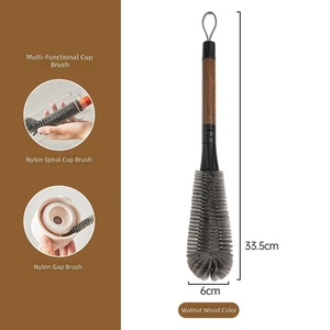 Nouvelle Brosse de Nettoyage Flexible 2-en-1 en PP à Long Manche pour Biberons, Mixeurs Haute Vitesse et Usage Domestique – Nettoyage à 360 Degrés - Product Image 6