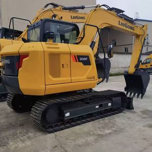 Excavatrice LiuGong 908F de 6 tonnes d'occasion à faible nombre d'heures de fonctionnement avec moteur, pompe et roulement - Modèle 2024 testé et inspecté pour usage municipal et agricole - Product Image 1