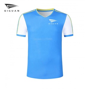 Haut décontracté à séchage rapide 26-27, nouveau maillot de football élastique, t-shirt de football ample à manches courtes - Product Image 1