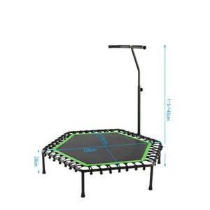 Sundow Tùy Chỉnh Đầy Màu Sắc Trampoline Nhảy Tập Thể Dục Hình Bầu Dục Mini Trampoline Với Xử Lý - Product Image 2