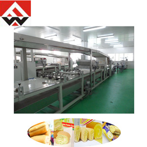 Nhà Cung Cấp Trung Quốc Swiss <span class=keywords><strong>Roll</strong></span> <span class=keywords><strong>Cake</strong></span> Full Auto Making Machines Dây Chuyền Sản Xuất Để Bán - Product Image 4