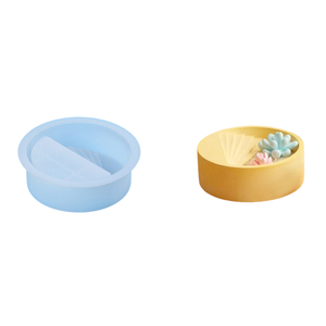 3D facile funzionamento a buon mercato medio elaborato pedone Plaza forma di cilindro stampo <span class=keywords><strong>in</strong></span> Silicone per vaso <span class=keywords><strong>in</strong></span> resina di cemento - Product Image 3