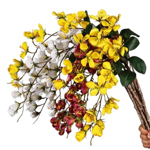 Flores Artificiales de Bayas de Lobo Meng Jie, Decoraciones de Boda de Seda Blanca, Ramos para el Hogar, Arreglos Florales para Mesa - Product Image 5
