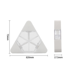 Petg 3-trong-<span class=keywords><strong>1</strong></span> tam giác Lip Tint chai màu đen Rose Gold Lip Gloss <span class=keywords><strong>container</strong></span> bóng Ống - Product Image 2