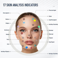 Analyseur de peau intelligent, scanner intelligent 3D, qualité industrielle, HD, 36 millions de pixels, reconnaissance automatique du visage, détecteur facial